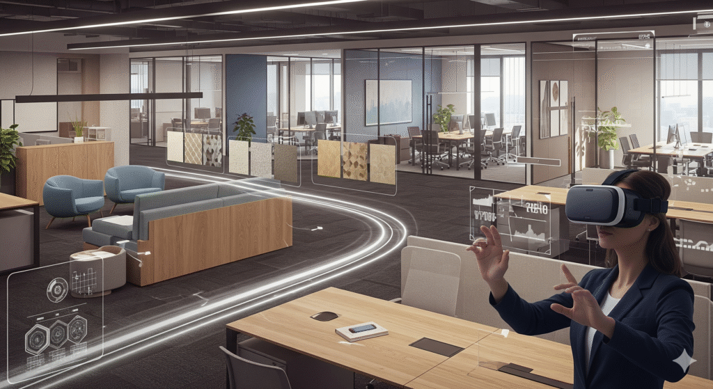 3D Immersive design offices interiors